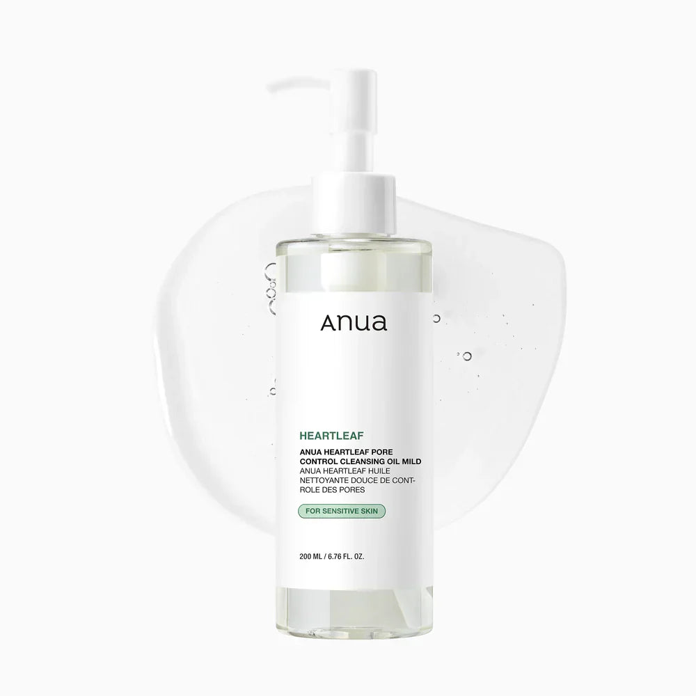Anua Heartleaf Pore Control Mild Cleansing Oil Gentle Makeup Remover for All Skin Types 200ml