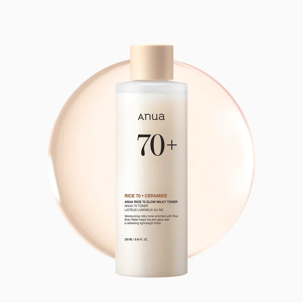 Anua Rice 70 Glow Milky Brightening Hydrating Face Toner for All Skin Types 250ml