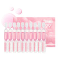 Salmon PDRN 99% ampoules for skin treatment, pink serum vials with matching pink box